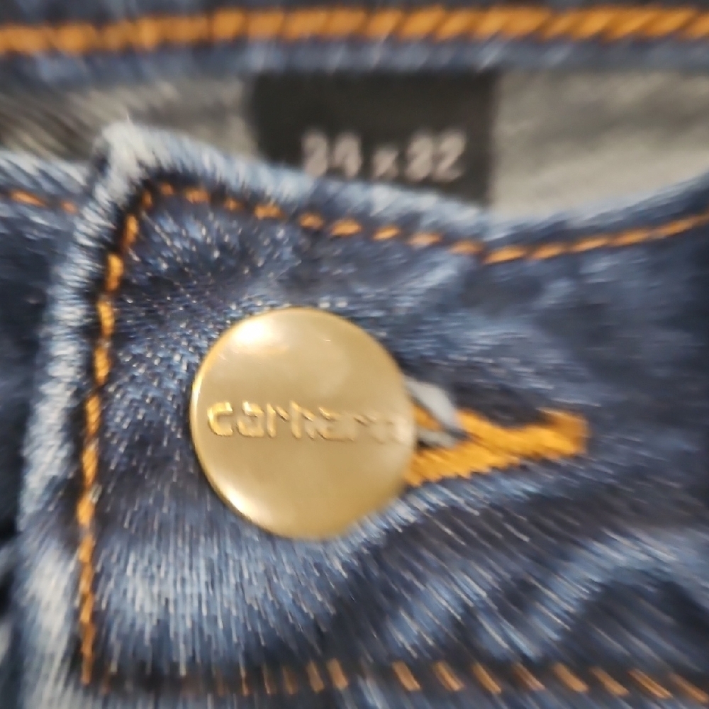 Carhartt Men's Deep Indigo Relaxed Jeans - Picture 3 of 6